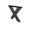 X bankpoot zwart koker 4x8