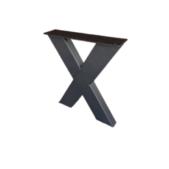 X bankpoot zwart koker 4×8