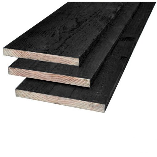 Douglas plank zwart 22 x 150 mm