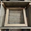 Eiken U-tafelpoot 8x8cm