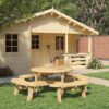 Picknicktafel Rond 119cm