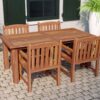 Teak Tuintafel Modern 300cm