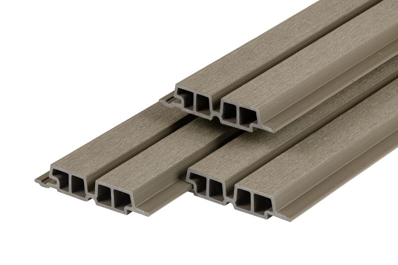 Composiet Dubbel Profiel 33 × 170 mm Lichtgrijs