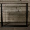 Strippoten Zwart gepoedercoat koker 20x80 mm